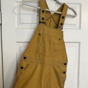 Women’s all season hemp canvas bib overalls